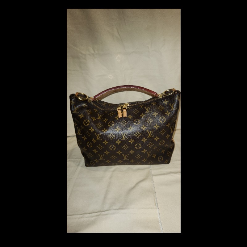 LV monogram sully pm 單肩包棕色-0