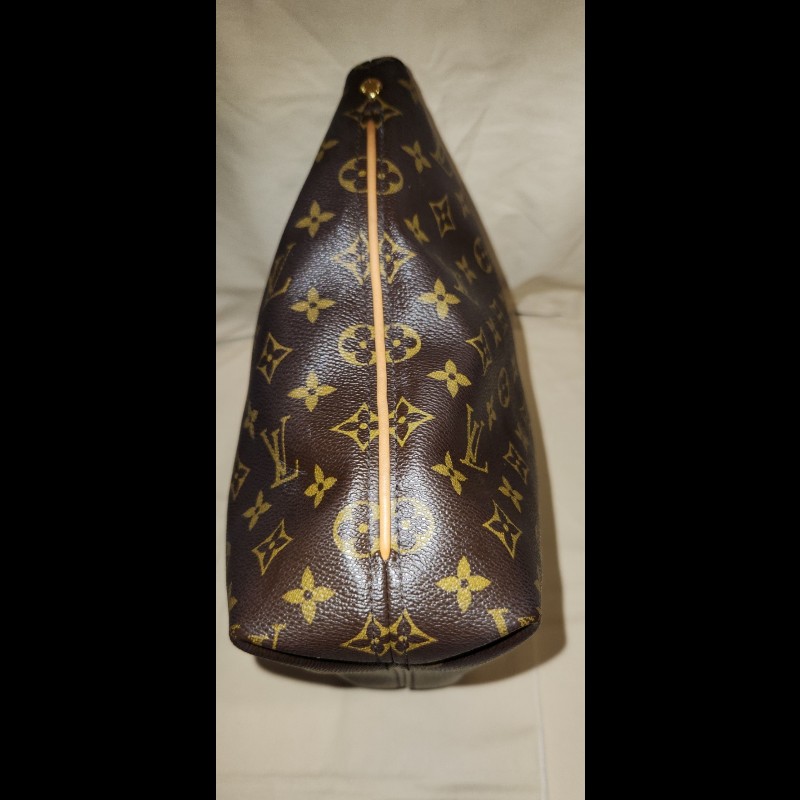LV monogram sully pm 單肩包棕色-3