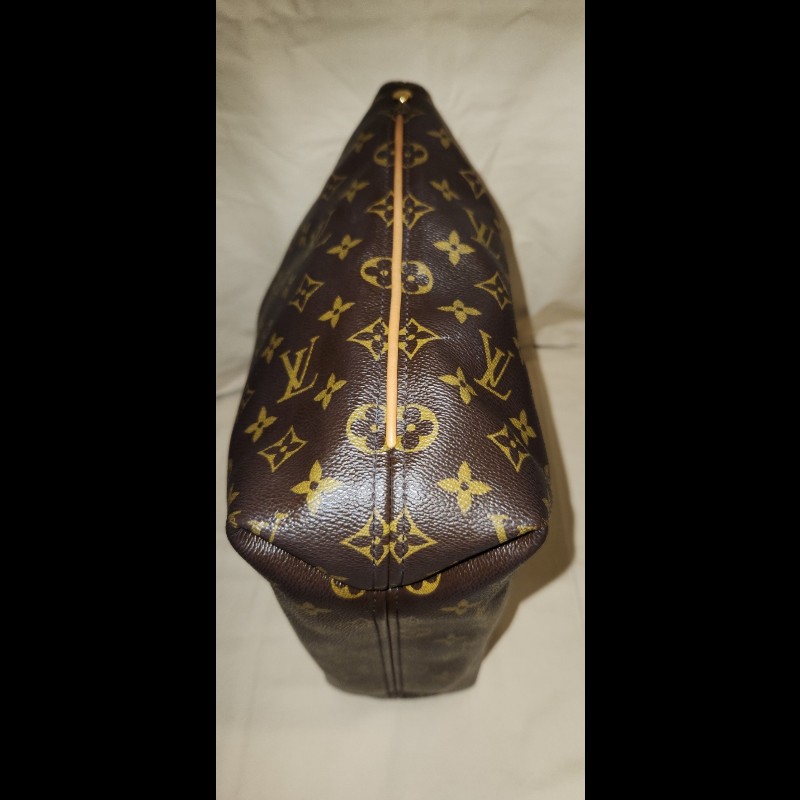 LV monogram sully pm 單肩包棕色-4