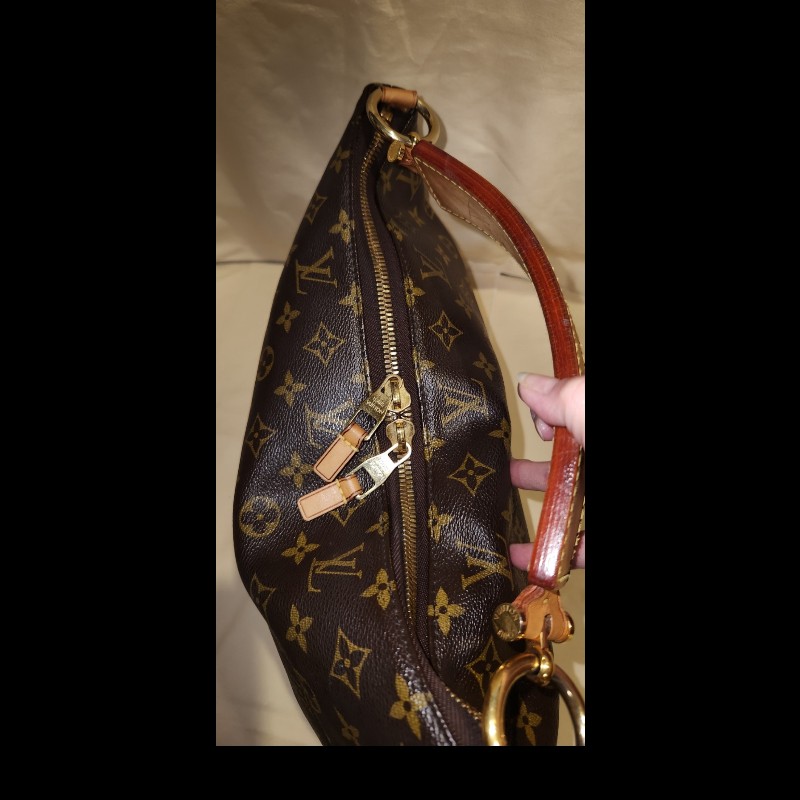 LV monogram sully pm 單肩包棕色-5