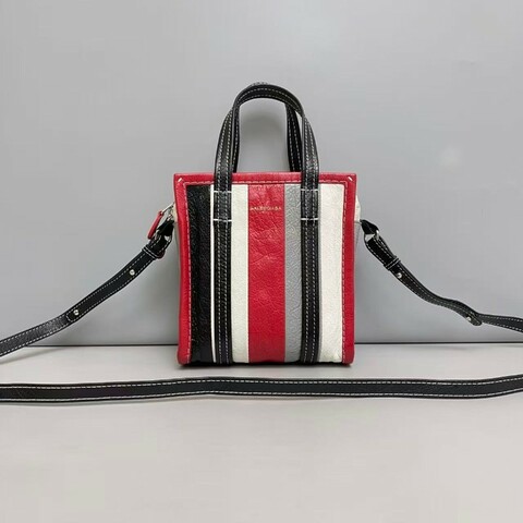 Balenciaga Bazar系列拼色mini手提包 斜背包