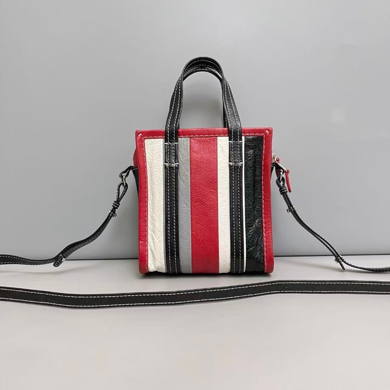 Balenciaga Bazar系列拼色mini手提包 斜背包-1