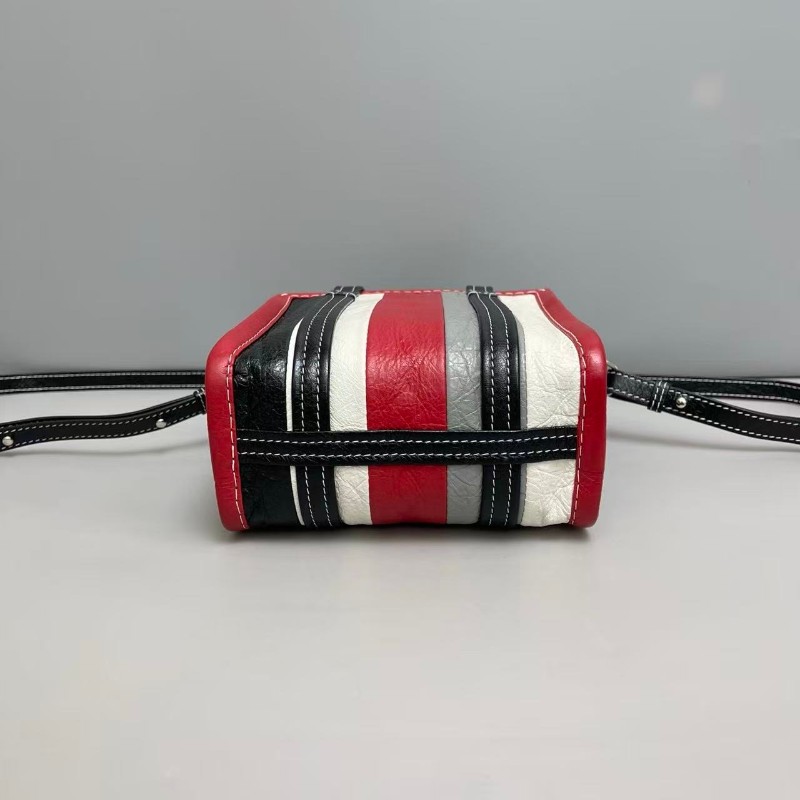 Balenciaga Bazar系列拼色mini手提包 斜背包-6