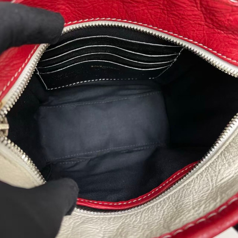 Balenciaga Bazar系列拼色mini手提包 斜背包-7