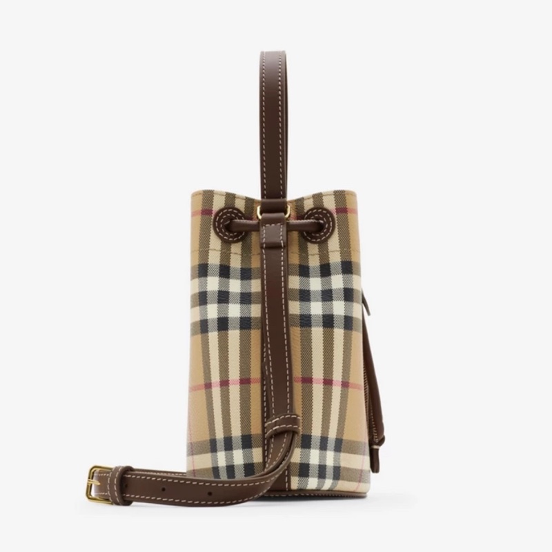 Burberry迷你格紋水桶包-2