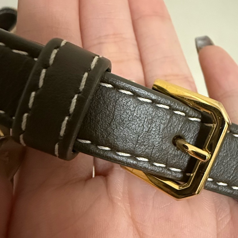 Burberry迷你格紋水桶包-12