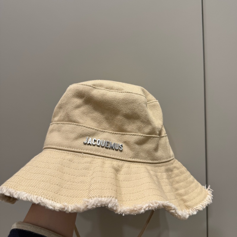 Jacquemus Le Bob 沙色鬚邊漁夫帽-0