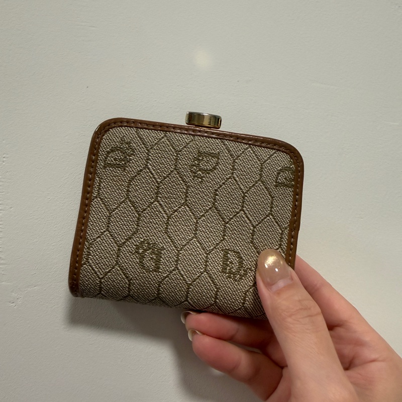 日本中古 Dior 蜂巢口金零錢包-6
