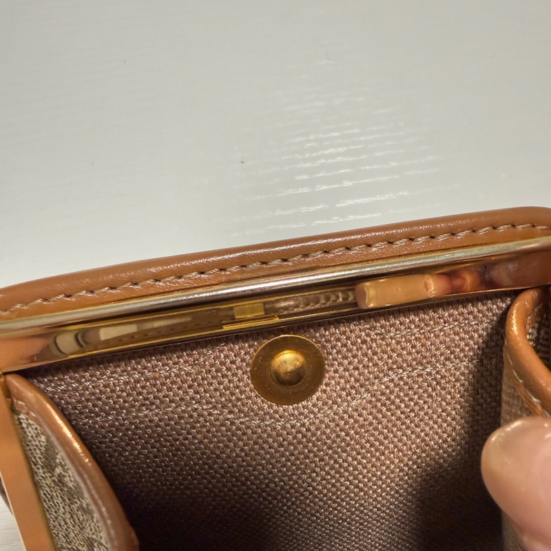 日本中古 Dior 蜂巢口金零錢包-12