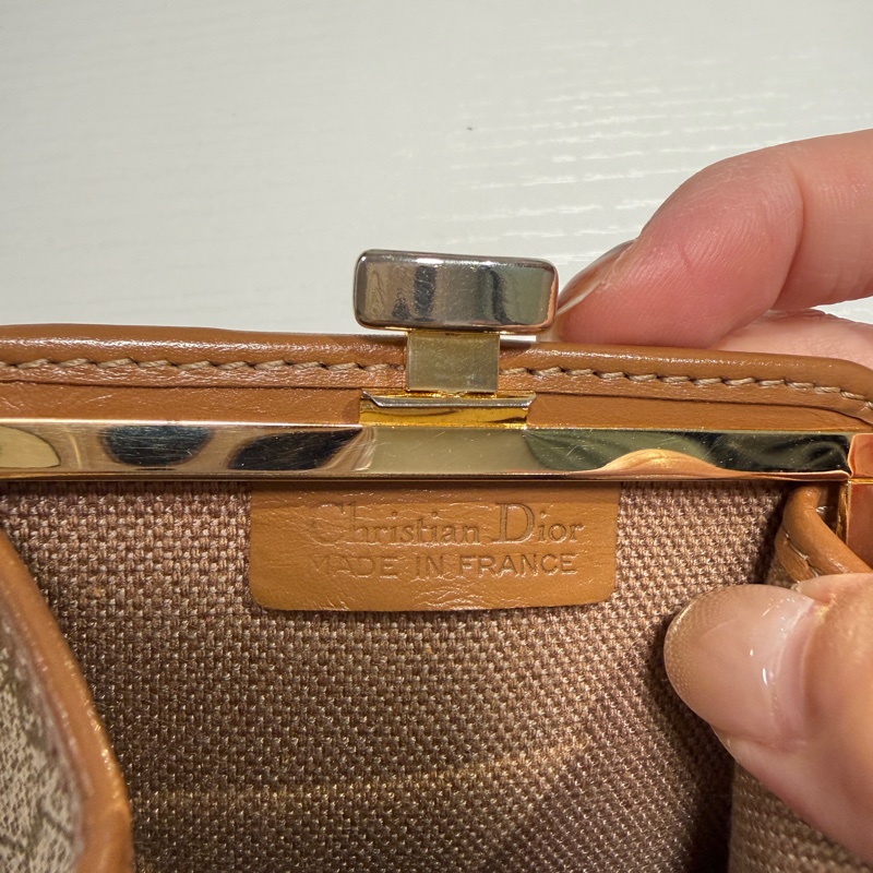 日本中古 Dior 蜂巢口金零錢包-13