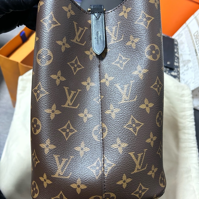 LV路易威登!芯片款經典Neo黑水桶,黑色比較低調不過時,容量妥妥噠 ,尺寸約26×26×17.5c-4