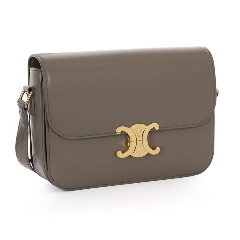 CELINE 經典 Triumph 小牛皮手提包 25FW 187363BF4 10BL-2