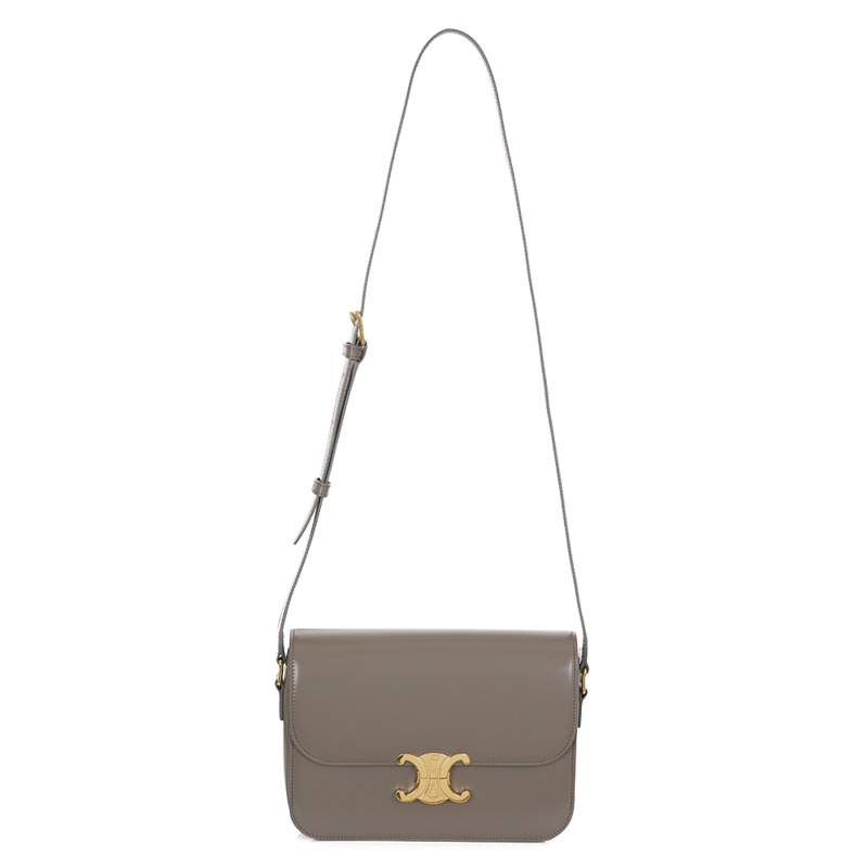 CELINE 經典 Triumph 小牛皮手提包 25FW 187363BF4 10BL-5