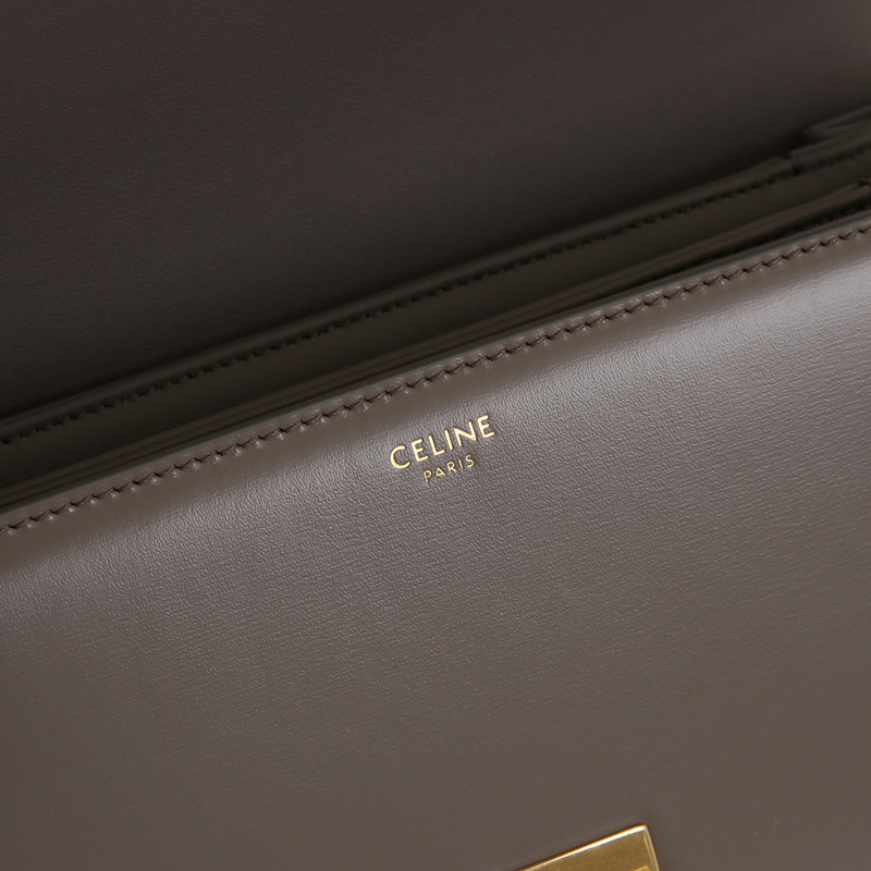 CELINE 經典 Triumph 小牛皮手提包 25FW 187363BF4 10BL-7