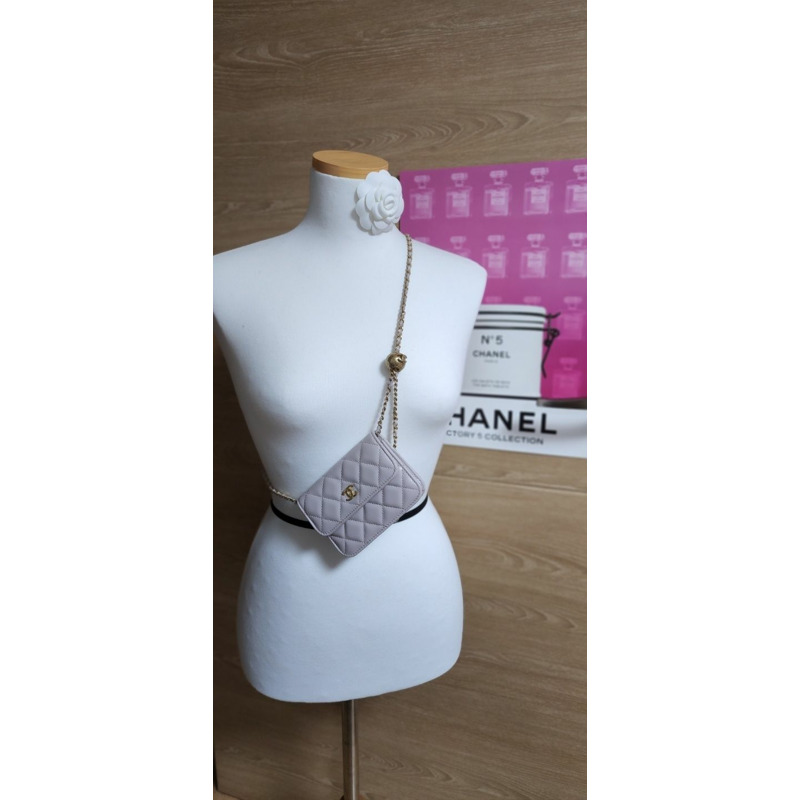 CHANEL 金球零錢包卡包零錢袋可調長度翻蓋卡包-2