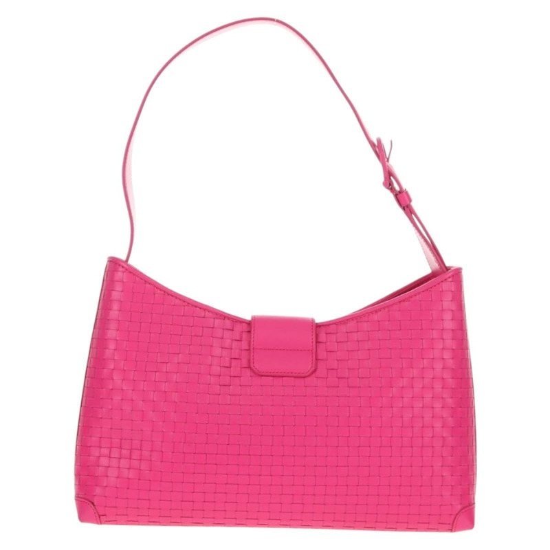 【日本直送】Salvatore Ferragamo Gancini 單肩包 皮革 粉紅色 銀色 正品 BA8419V-1