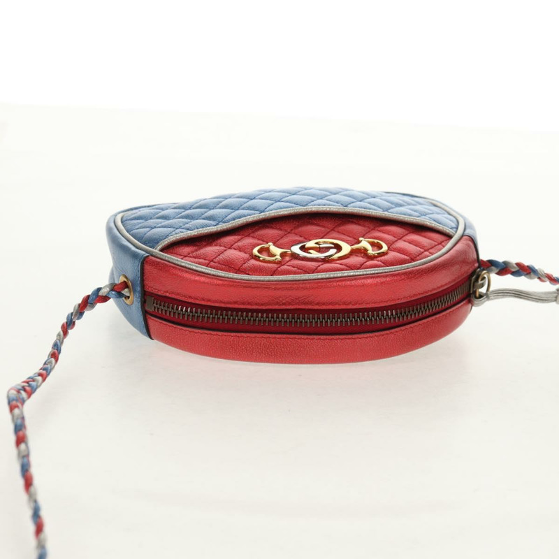 【日本直送】GUCCI Zumi 單肩包 皮革 暢貨中心 藍色 正品 154069V-5