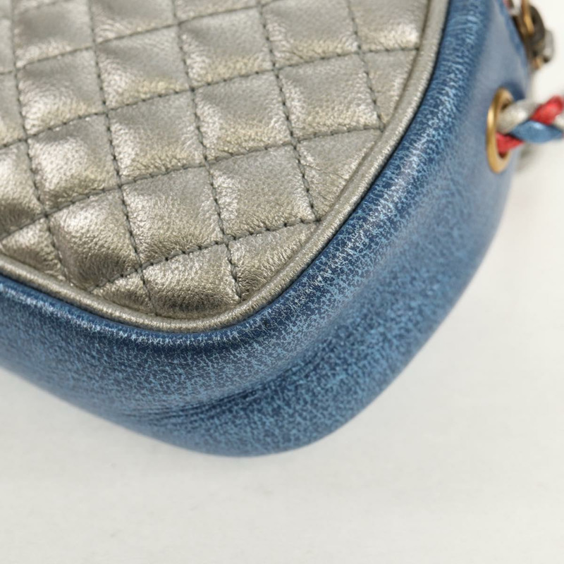 【日本直送】GUCCI Zumi 單肩包 皮革 暢貨中心 藍色 正品 154069V-17