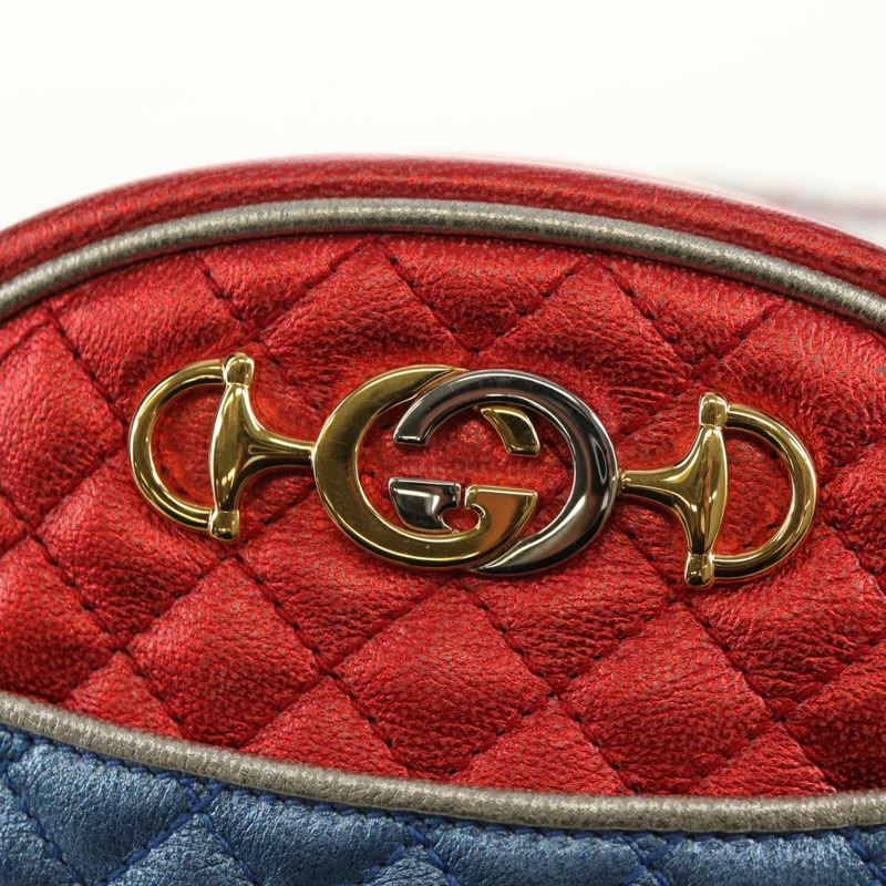 【日本直送】GUCCI Zumi 單肩包 皮革 暢貨中心 藍色 正品 154069V-18