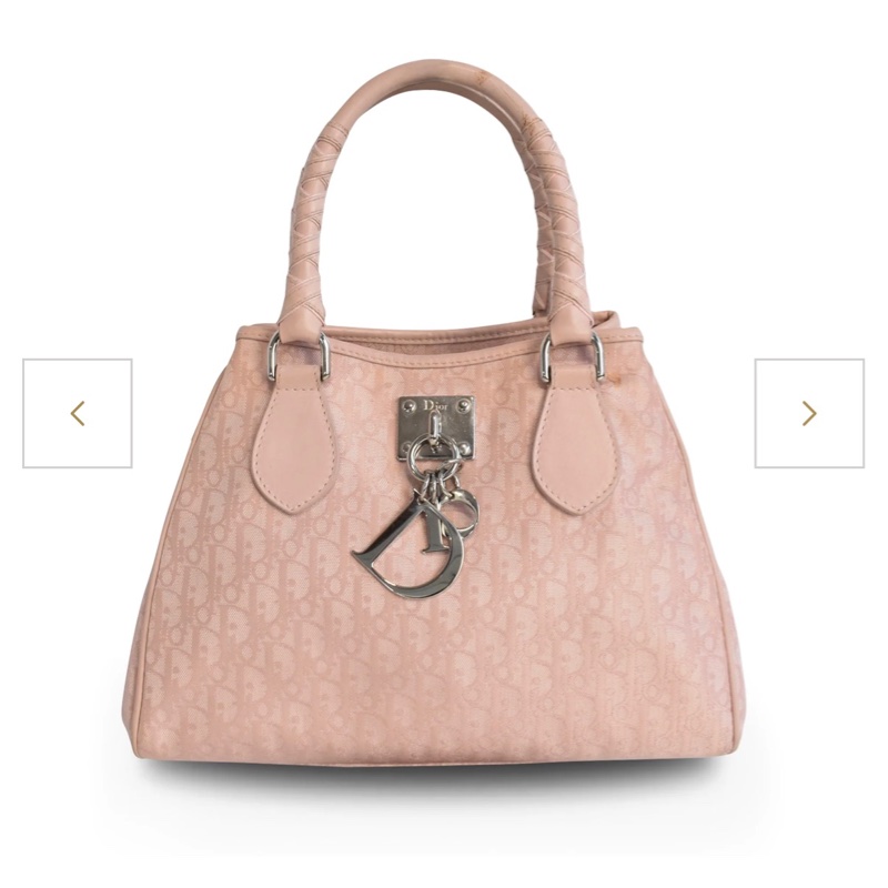 Dior Pink 粉紅色 芭蕾舞風 Trotter 托特包-0