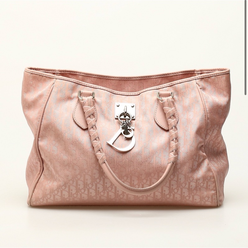 Dior Pink 粉紅色 芭蕾舞風 Trotter 托特包-6