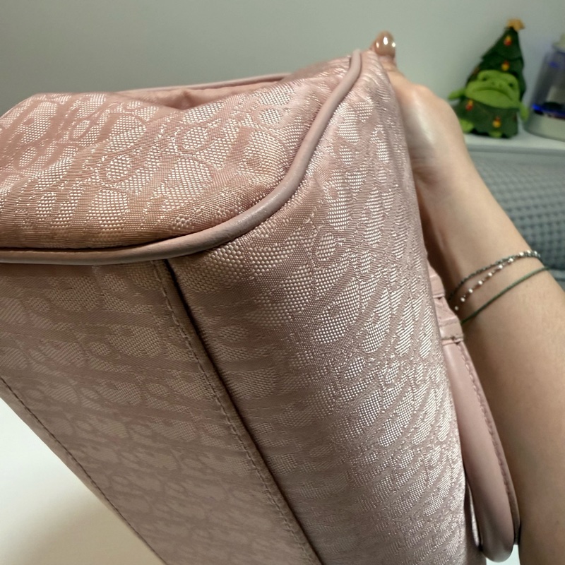 Dior Pink 粉紅色 芭蕾舞風 Trotter 托特包-8