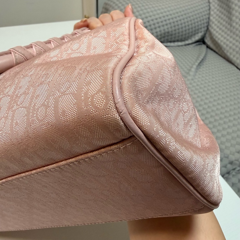 Dior Pink 粉紅色 芭蕾舞風 Trotter 托特包-9