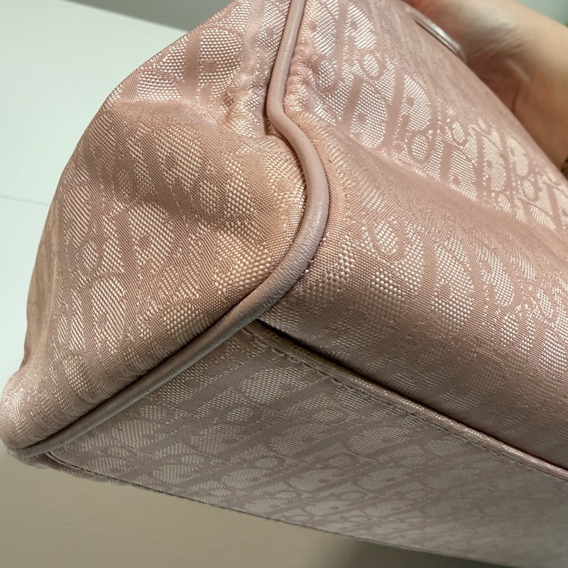 Dior Pink 粉紅色 芭蕾舞風 Trotter 托特包-10