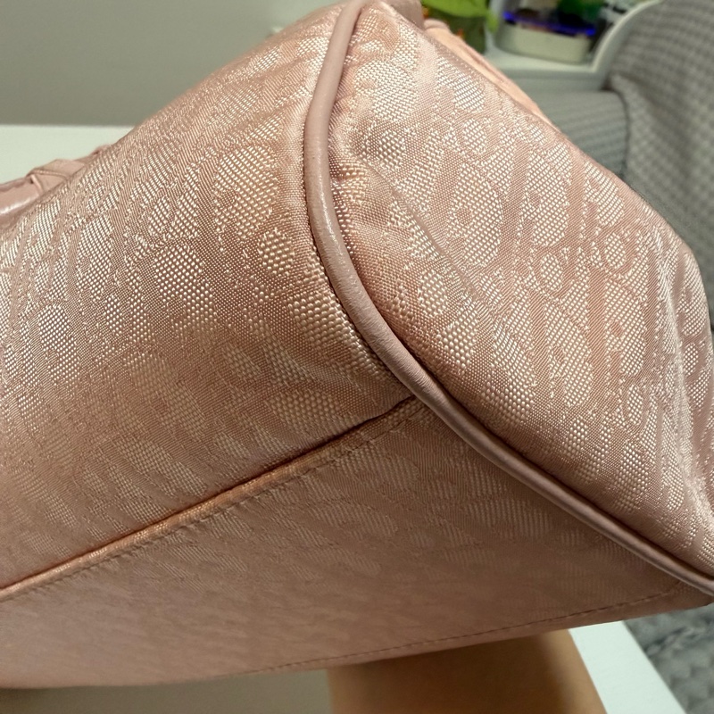 Dior Pink 粉紅色 芭蕾舞風 Trotter 托特包-11