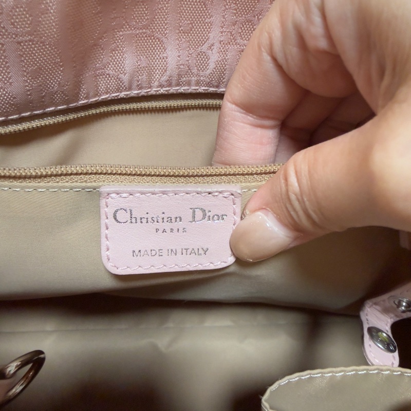 Dior Pink 粉紅色 芭蕾舞風 Trotter 托特包-16