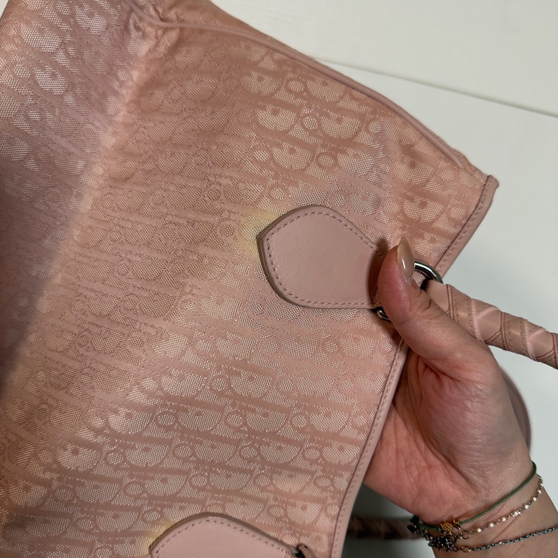 Dior Pink 粉紅色 芭蕾舞風 Trotter 托特包-21