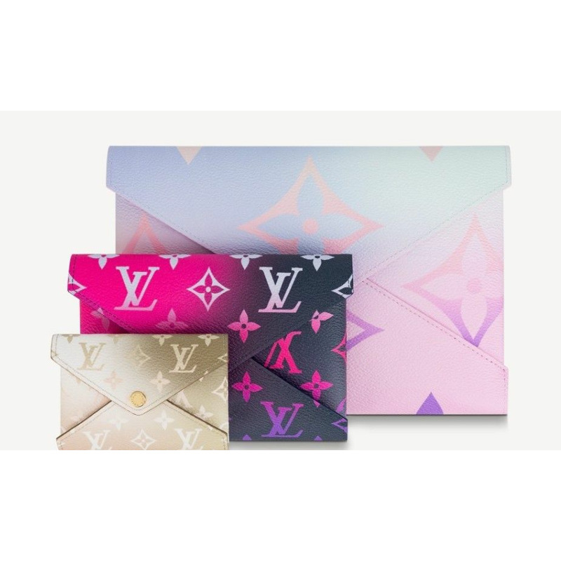 LOUIS VUITTON Kirigami Pochette Pouch Gradient Pink-0