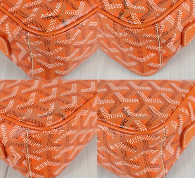 「JL精品代購」98新 Goyard 橘相機包-5