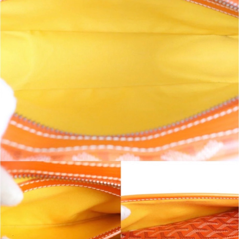 「JL精品代購」98新 Goyard 橘相機包-6