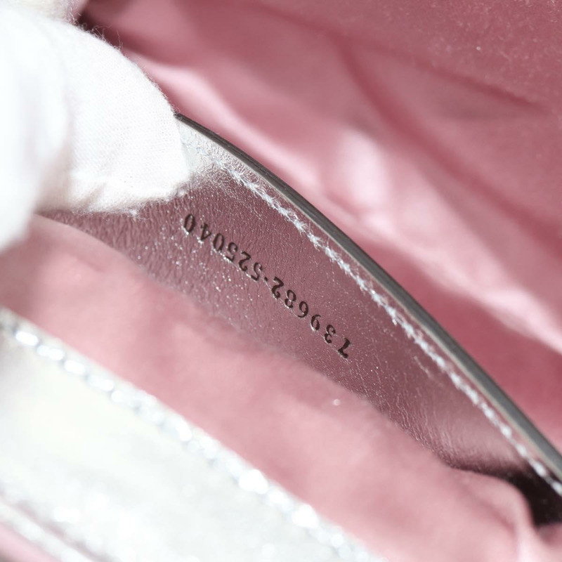 【日本直送】GUCCI GG Marmont 鏈條單肩包 皮革 粉紅金 739682 正品 154073V-11