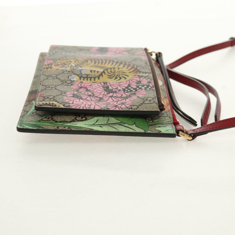 【日本直送】GUCCI GG Supreme 孟加拉虎花卉包 PVC 米色金色 454111 正品 154913SAM-3