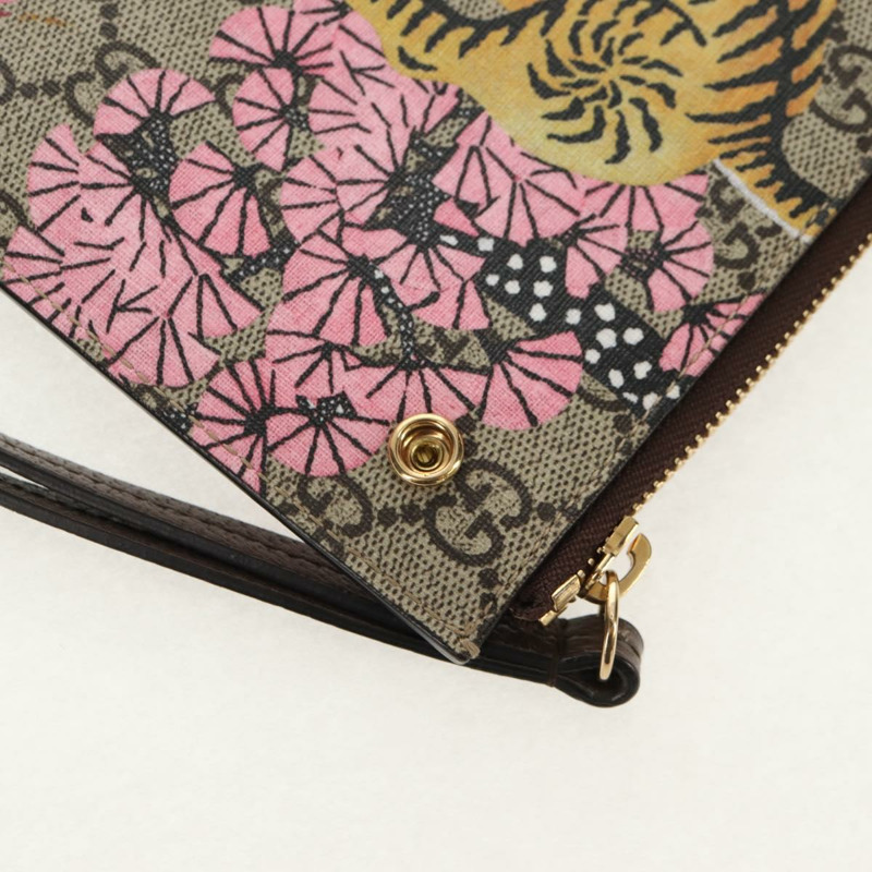 【日本直送】GUCCI GG Supreme 孟加拉虎花卉包 PVC 米色金色 454111 正品 154913SAM-26