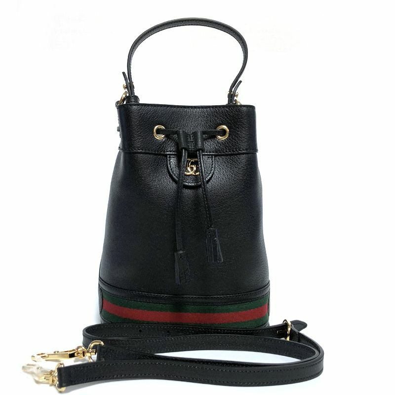 GUCCI Ophidia 小號水桶包 黑色 719884 AAA5Y 1060-0