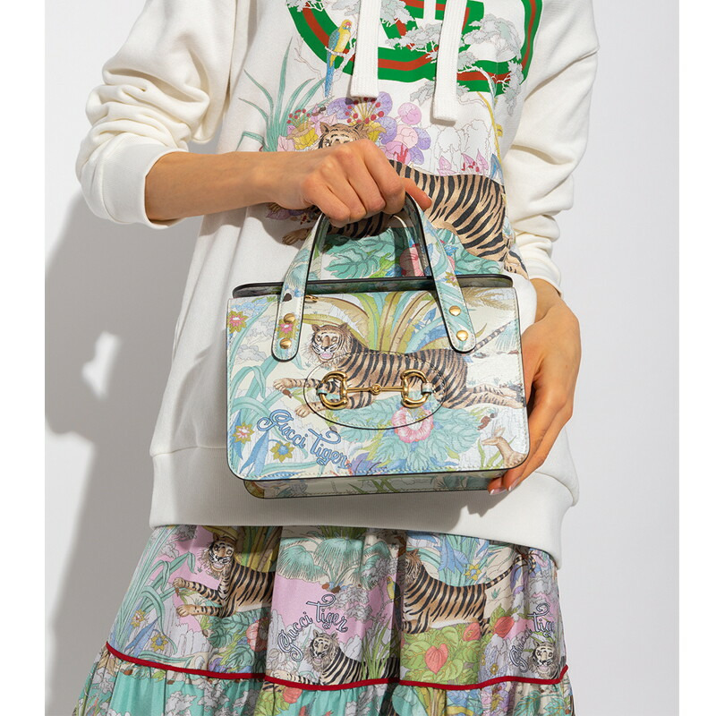 GUCCI 多色馬銜扣 1955 老虎肩包 645353 UTIAC 9270-11