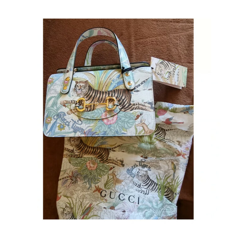 GUCCI 多色馬銜扣 1955 老虎肩包 645353 UTIAC 9270-12