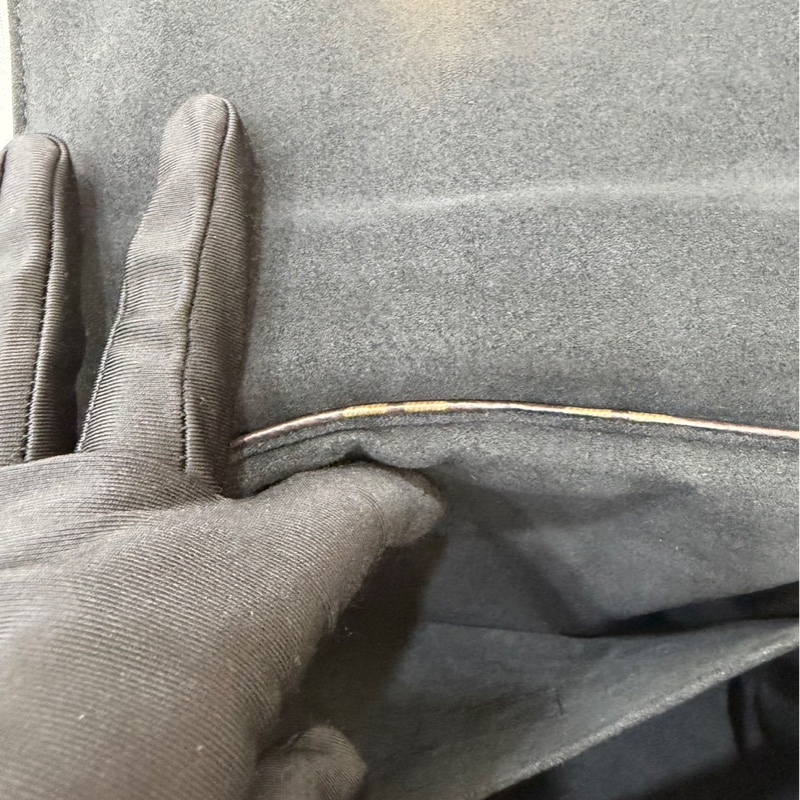 LV M44141經典LOCKY BB Monogram帆布牛皮飾邊磁釦手提包 斜背包（黑色）-20