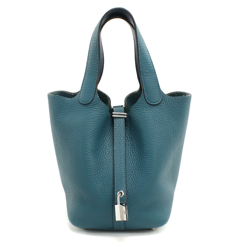 愛馬仕 Picotin Lock PM 手提包,女士,綠色,D 字印記-0