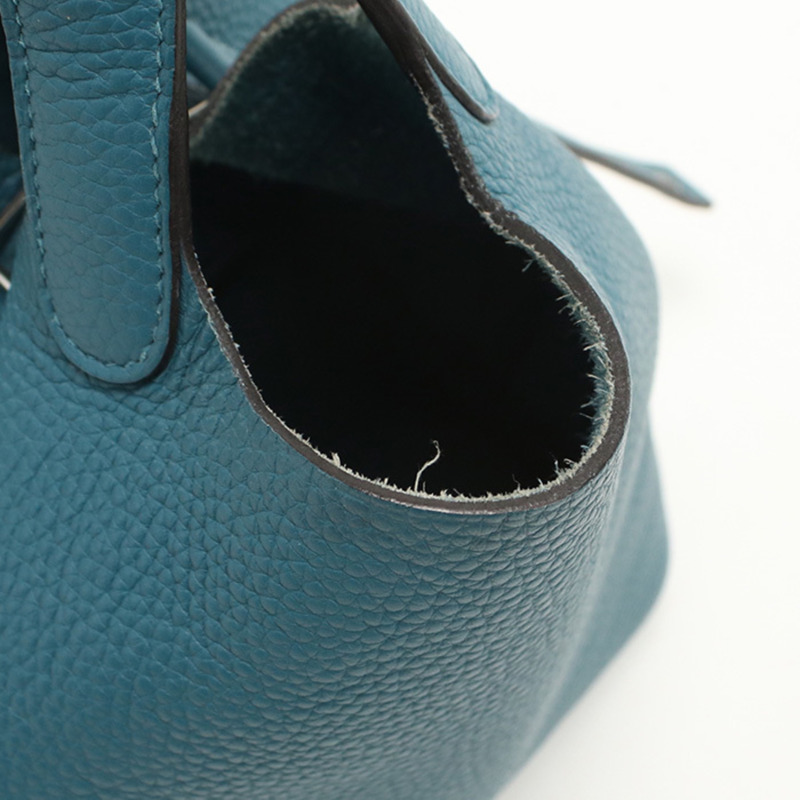 愛馬仕 Picotin Lock PM 手提包,女士,綠色,D 字印記-4