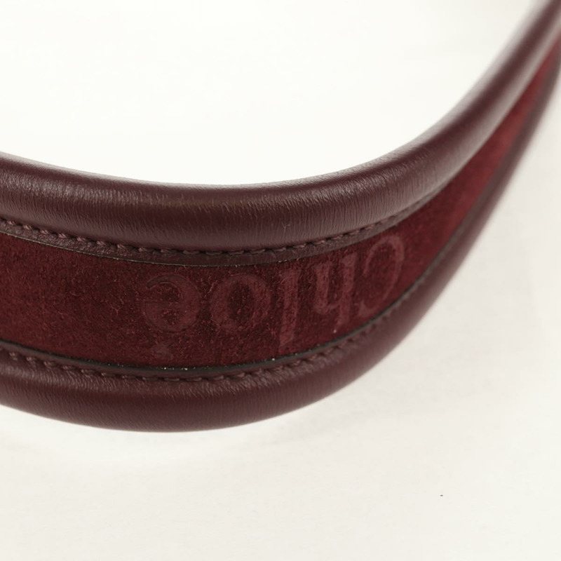 【日本直送】Chloe 鏈條 Drew 單肩包 皮革 藍色 金色 正品 BA8436V-7