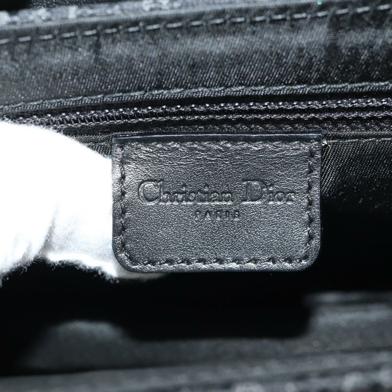 【日本直送】Christian Dior Trotter帆布街頭時尚肩背包 黑色銀色 正品 am9801V-25