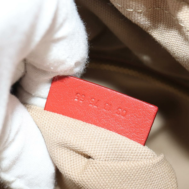 【日本直送】Chloe Mini Basket Roy 單肩包 皮革 紅色 金色 正品 BA8174M-11