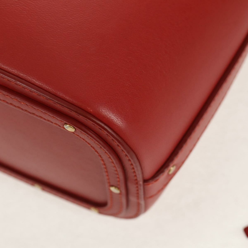 【日本直送】Chloe Mini Basket Roy 單肩包 皮革 紅色 金色 正品 BA8174M-16