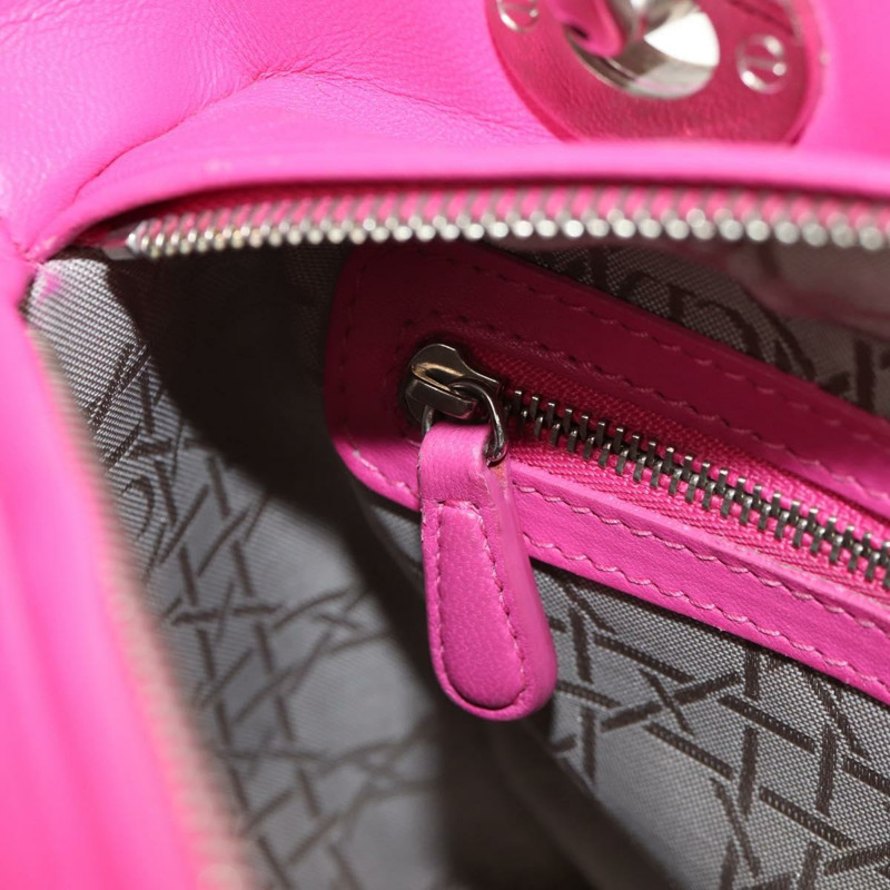 【日本直送】Christian Dior Canage Lady Dior 手提包 真皮 兩用 粉紅金配色 正品 154923SAM-24