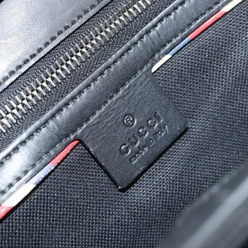 【日本直送】GUCCI GG Supreme Courier 手提包 PVC 黑銀 495559 正品 bs31418-9