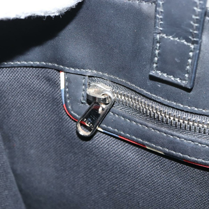 【日本直送】GUCCI GG Supreme Courier 手提包 PVC 黑銀 495559 正品 bs31418-21